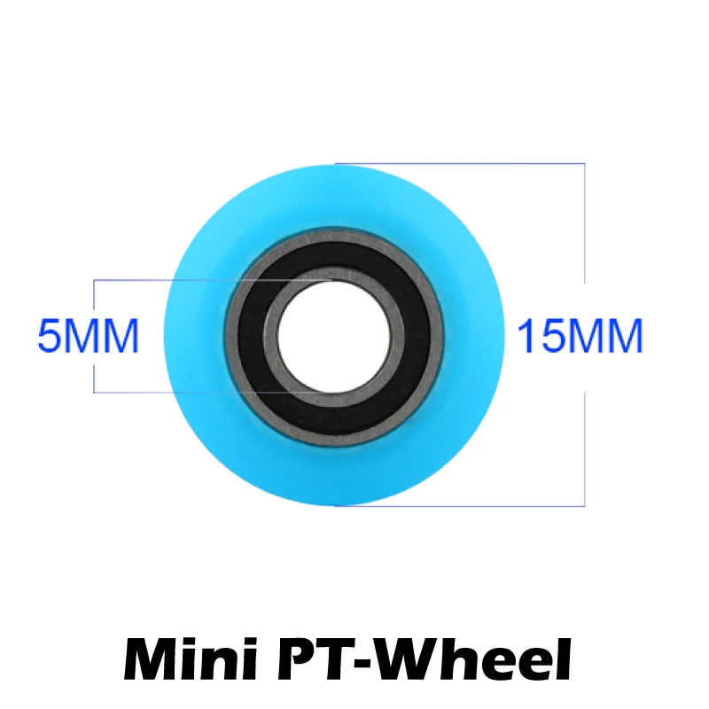 Mellow PT-Wheel V-Slot Guide Wheel 625zz Bearings For Creality CR10 Ender 3 High Loads Smooth Surface Self-Lubricating Low Wear