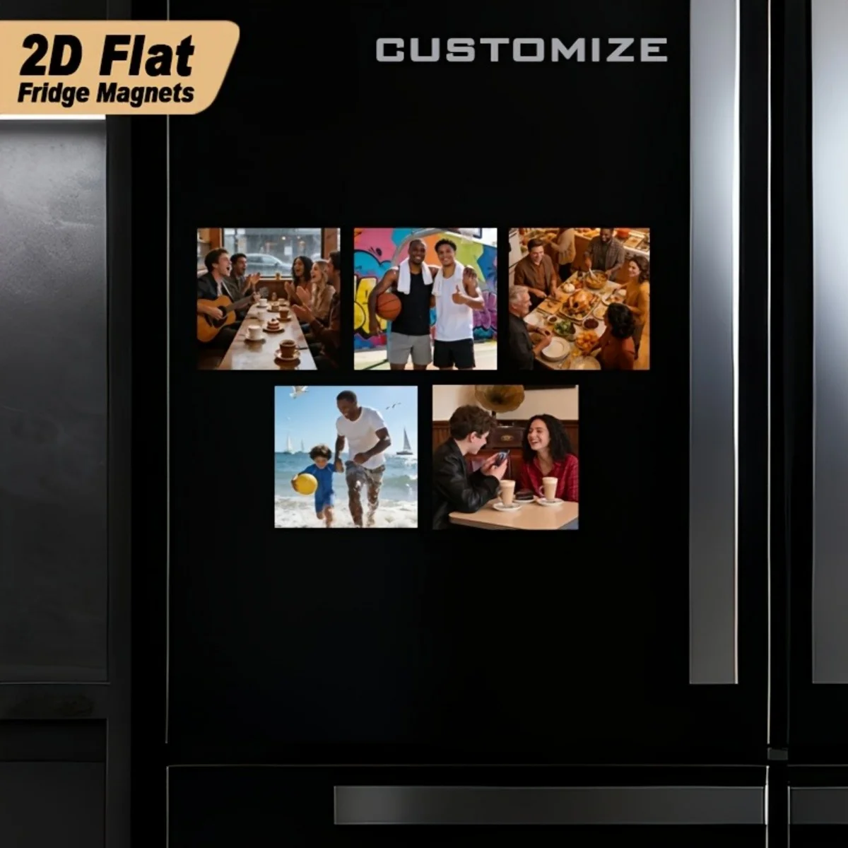 Customizable Fridge Magnets—Featuring Personalized Designs, the Perfect Choice for Home Decor and an Ideal Gift. - view 4