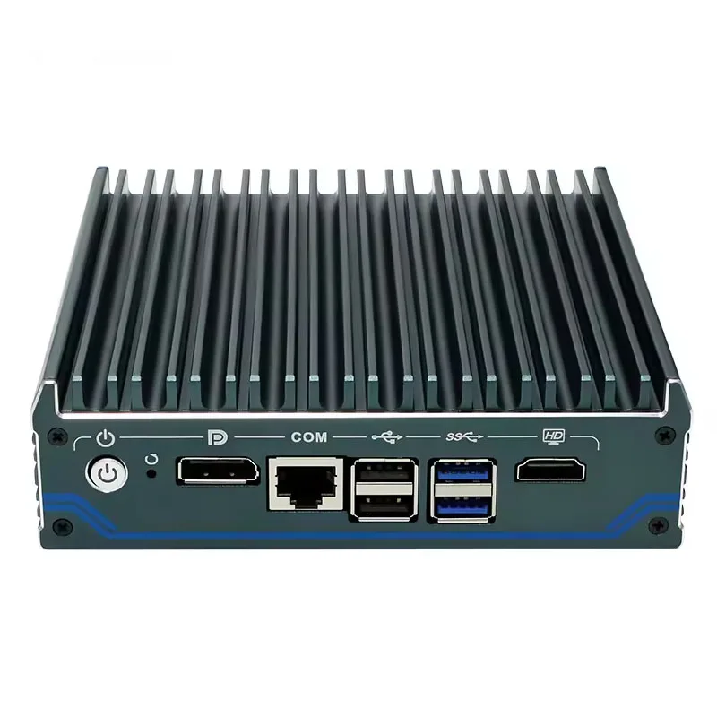 12th Gen Intel N100 Fanless Mini PC 4x 2.5G LA NVMe pfSense OPNsense Industrial Firewall Router