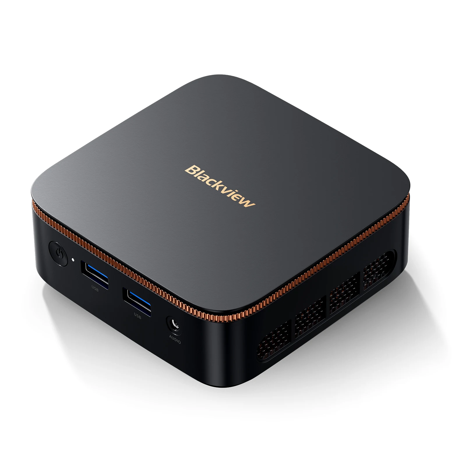 Blackview MP20 Mini-PC Ryzen Win 11 Pro, AMD Radeon Grafik, 16GB DDR4 512GB SSD Micro-Desktop-Computer 4K Dual-Display, USB 3.2+DP+HDMI+Gigabit LAN Desktop-PC für Business/Heimkino