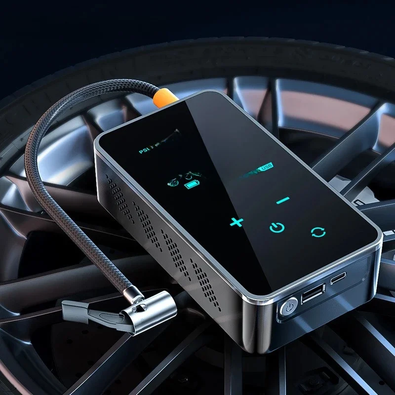 AliExpress HELLOLEIBOO LEIBOO Wireless Air Pump 150psi Touch Screen Portable Electric Tire Inflator For Car Bike Motorcycle Mini Air Compressor