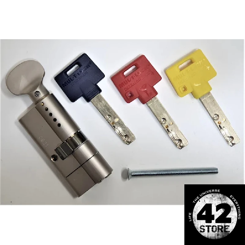 Multlock Mtl600 Interactive High Security Trap M Barel 71mm Latch 33*38=71 mm 3 Keys Original High Quality