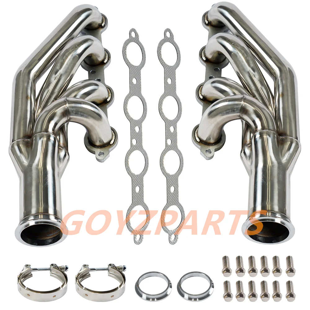 Stainless Steel Turbo Exhaust Manifold&Headers For 1997-2014 Small Block V8 Ls1 Ls2 Ls3 Ls