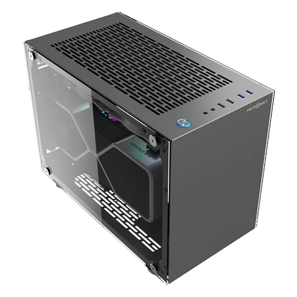 MICRONICS POCO ITX TENIFIED Glass (Black)