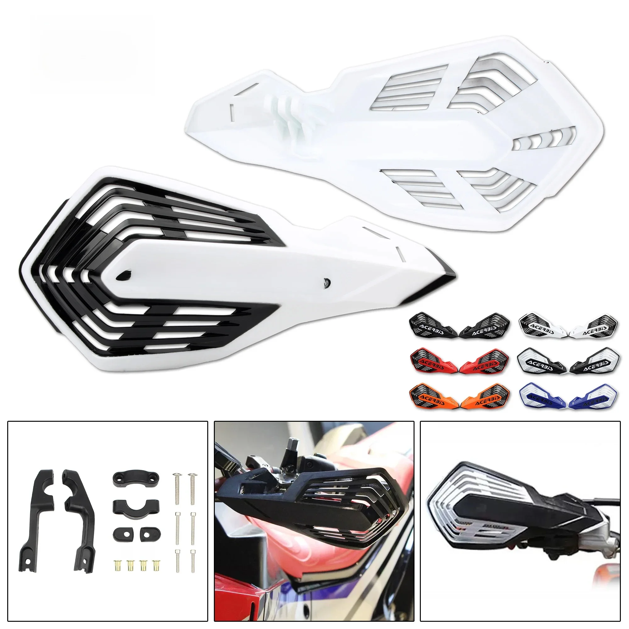 AliExpress PowerMotor Universal Motorcycle Motorbike Handguard Handlebar Protector For KTM Kawasaki Yamaha Honda Suzuki Dirt Bike Accessories Enduro
