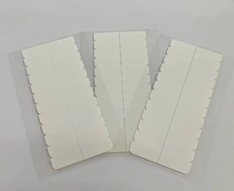 Ugeat Replacement Tapes for Tape in Hair Extensions 5/10 Pieces Double Sided Tapes 4cm X 0.8cm Adhesive Tapes