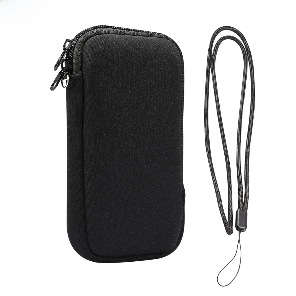 Uniwersalna neoprenowa torba na telefon komórkowy z zamkiem błyskawicznym dla iPhone 16 15 14 13 Pro Max Samsung Xiaomi Huawei Wstrząsoodporna torba do przechowywania telefonu komórkowego — zdjęcie 2