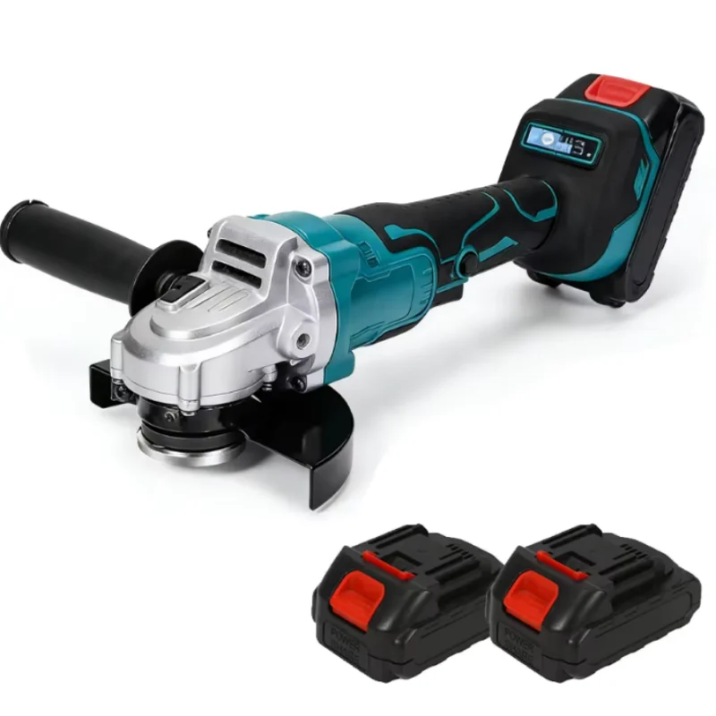 Bürstenloser Elektrischer Winkelschleifer 3/4 Geschwindigkeiten Kabelloser Schleifer Schneidemaschine Holzbearbeitungs-Elektrowerkzeug für Makita 18V Akku