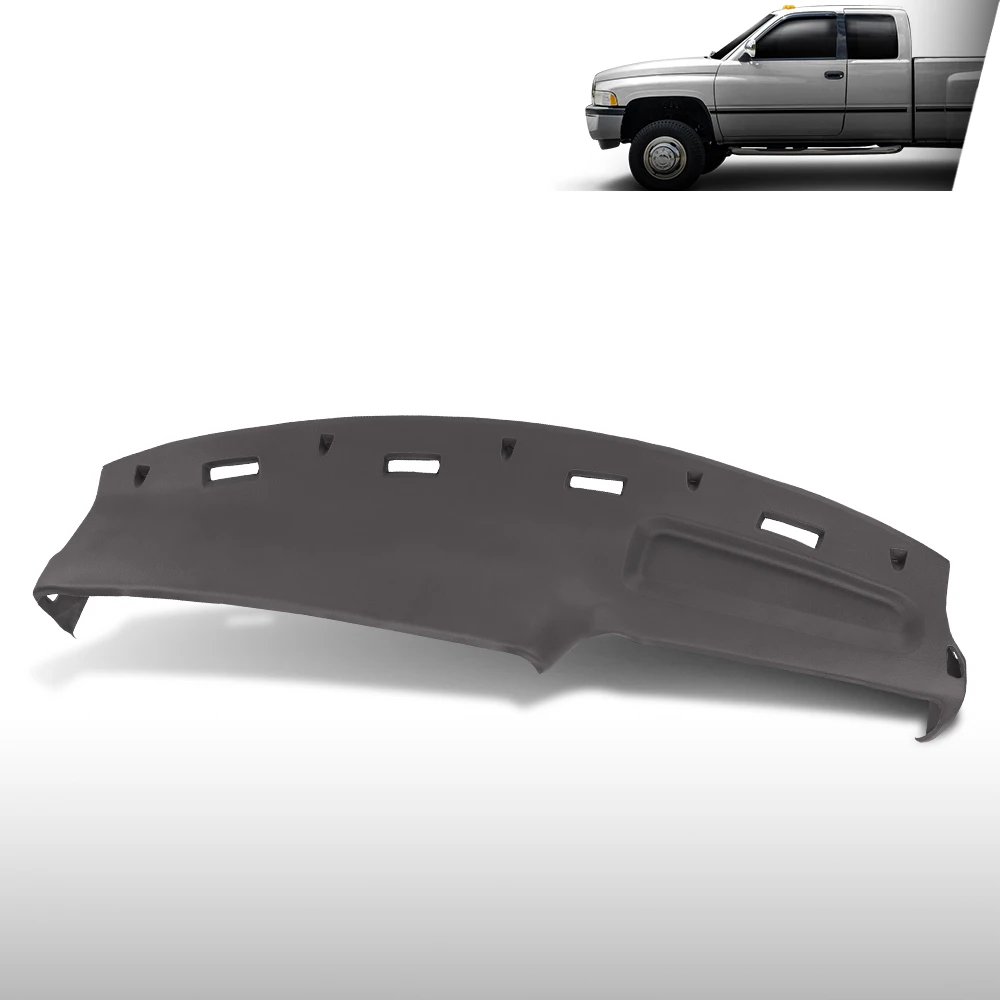 TPE Soft Fits 94-97 Dodge Ram 1500 2500 Dash Cover Cap Molded Dashboard Overlay