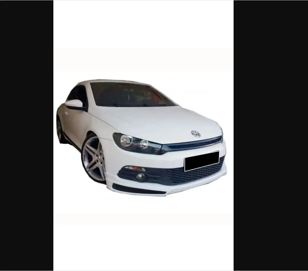 For Vw Volkswagen  Scirocco Non Face-Lift Case Front Lip 2009 2010 2011 2012 2013 2014 Models - Racer Rocker Diffuser Spoiler