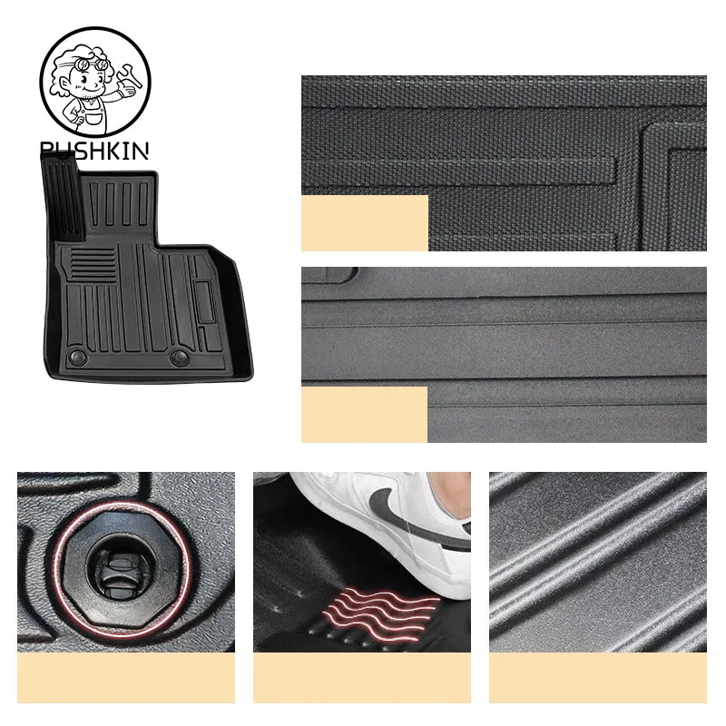 RHD For Mazda CX 30 CX30 2021 2022 2023 Car Floor Mats Carpets Decoration Covers Auto Waterproof TPE Foot Pads Accessories