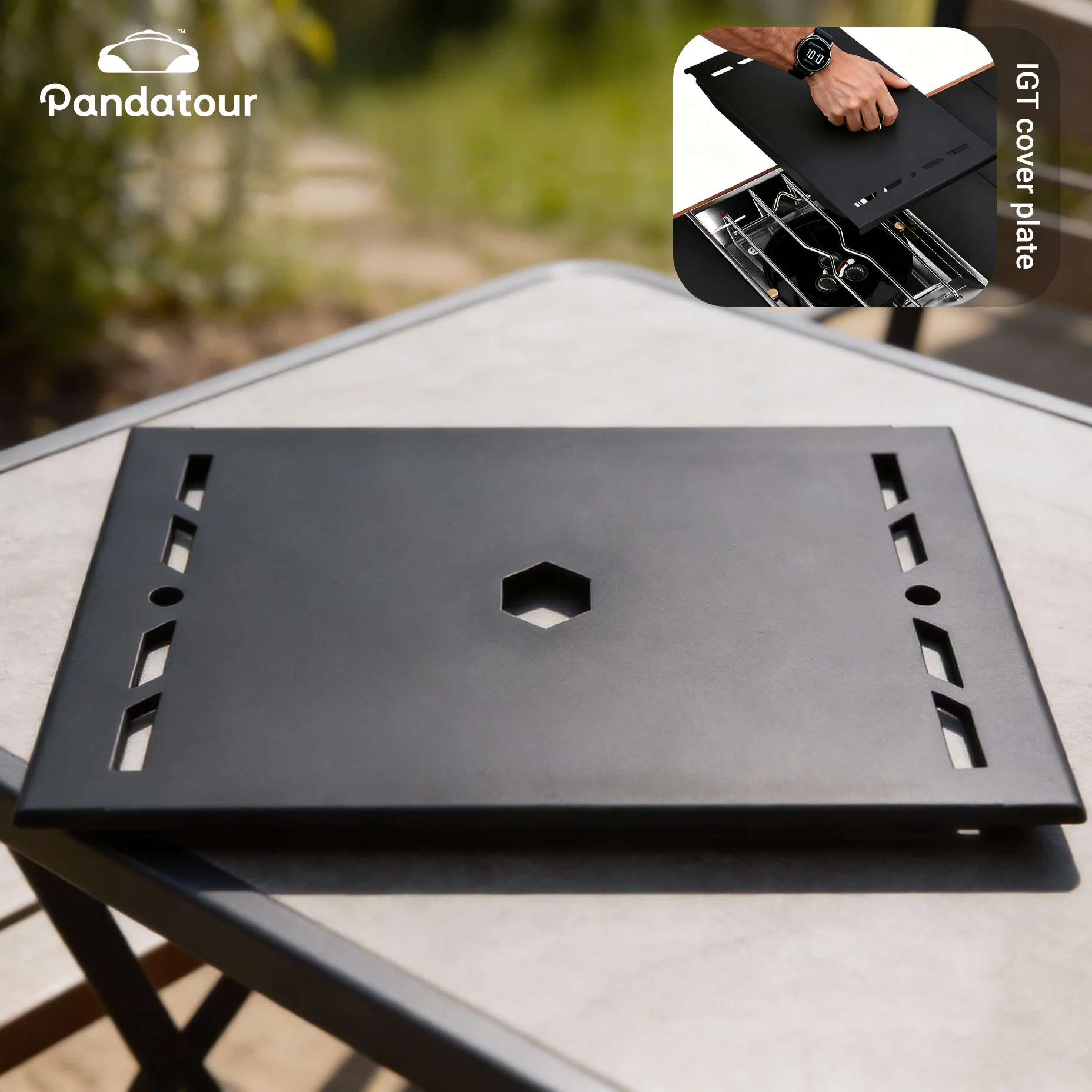 

Pandatour IGT Portable Outdoor Camping Picnic Tea Multi-Purpose Modular Combination Unit for Al Fresco Dining Barbecue Picnic