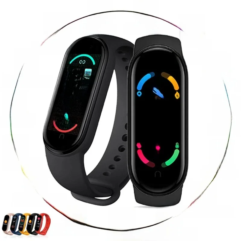 M6 bande intelligente IP67 étanche Sport montre hommes et femme pression artérielle moniteur de fréquence cardiaque Fitness Bracelet intelligent pour Android Ios