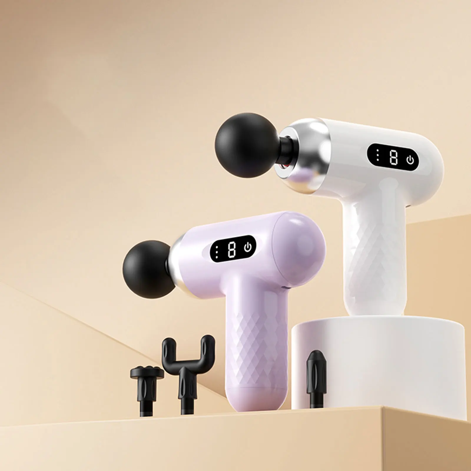 

Портативный электрический массажер с 8 скоростями, мини-массажер для расслабления мышц, для спины, шеи, восстановления после фитнеса