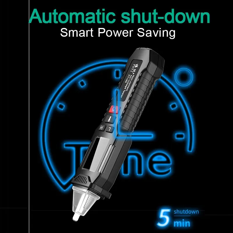 Professionele spanningsdetectorindicator 12-1000V Contactloze muurcontrole Spanningspen Slimme breekpuntzoeker Voltmetertester