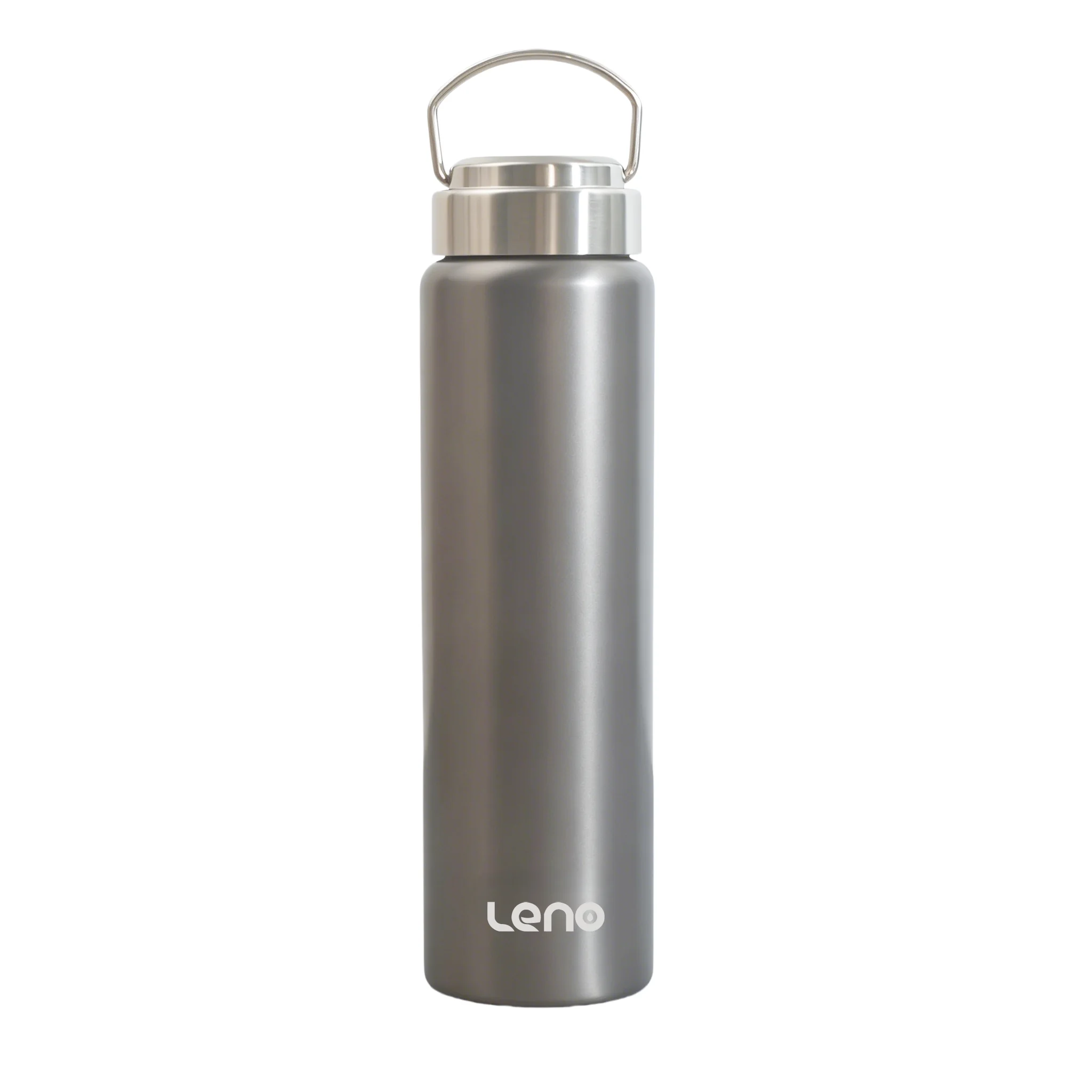 AliExpress leno 450-1500ml Stainless Steel Water Bottle Single Wall Bottle Large Capacity Big Mouth Bottle with Lid Cycling Drinkware Sports