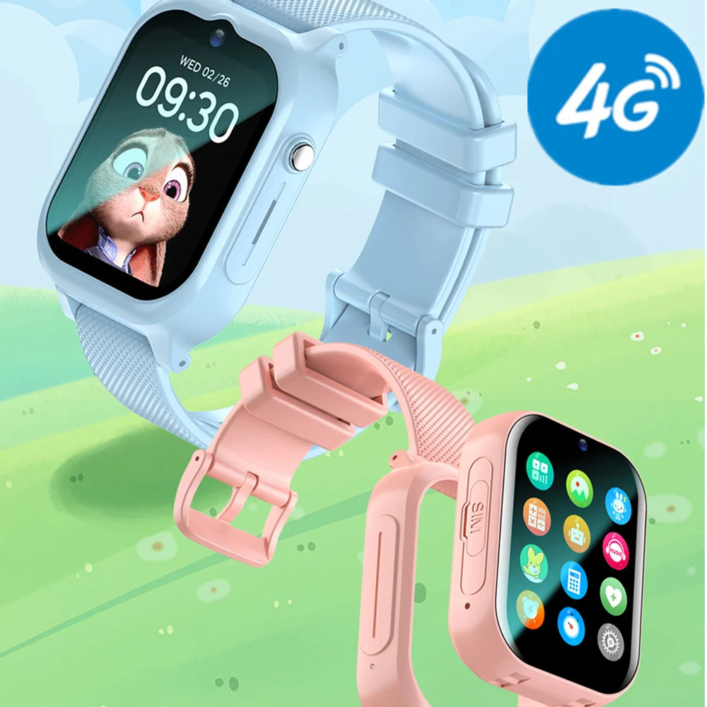 Phone Watch SIM Card 4g Smart Watch Boy Girl Photo GPS Wifi Positioning Child Watch HD Video Call SoS Tracker Birthday Gift ﻿ ﻿