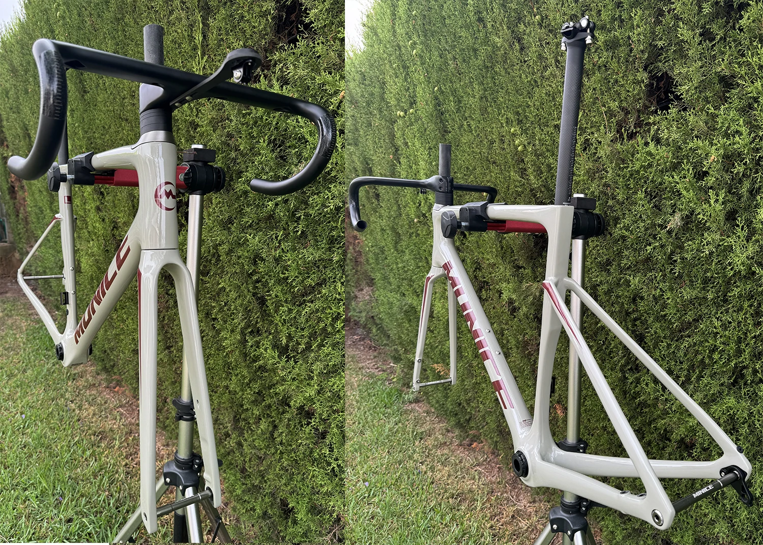 Munice R2 Carbonfaser-Rennradrahmen Versand aus Spanien Ultraleichter Allround-Carbon-Rennradrahmen Aerodynamischer EPS-geformter Carbonrahmen Scheibenbremse Max. 700*32C AERO T47 Fahrradrahmen Vollständig interne Kabelführung Lenker DI2 Mechanisch 2 Jahre Garantie – Detail 20