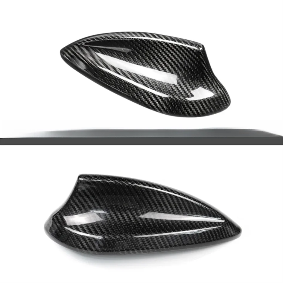 Couvercle d'antenne en Fiber de carbone véritable, pour BMW M2 M3 M4 12345 série 7 X1 X3 F22 F30 F34 F80 F87 F32 F36 F82 G11 G20 G12 G30