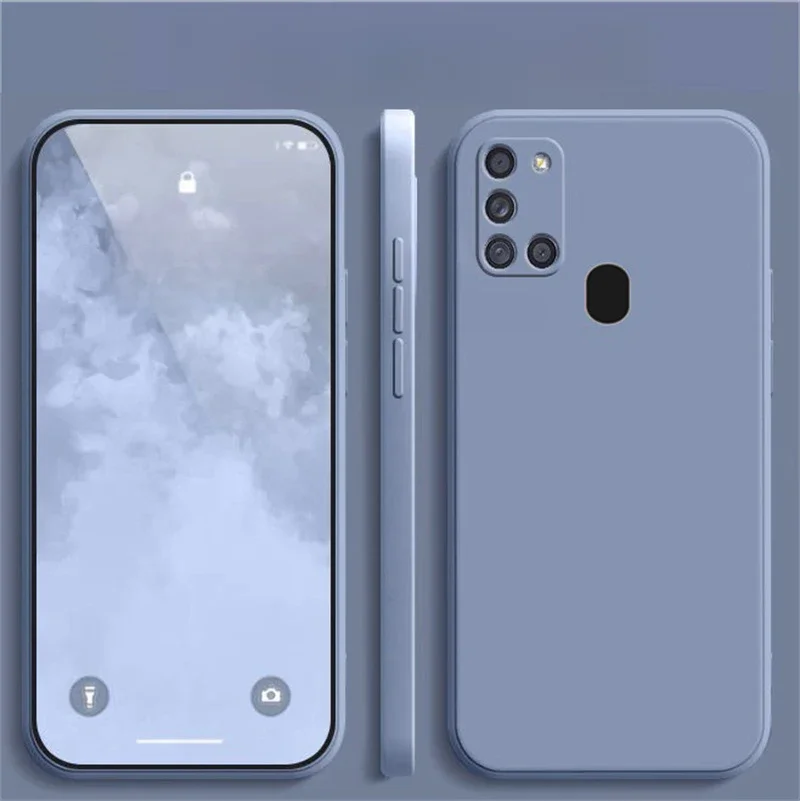 Para samsung a21s caso para samsung galaxy a22 a31 a32 a41 caso de silicone tpu macio fosco caso de