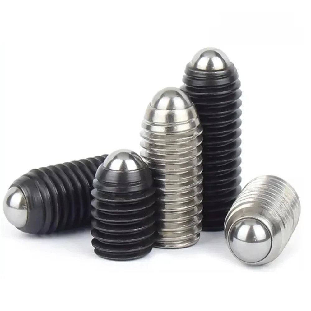 M2,5 M3 M4 M5 M6 M8 M10 M12 M16 304 Edelstahl 12,9 Schwarzer Stahl Innensechskant Federkugelstößel Grub Headless Bolt Point Stellschraube