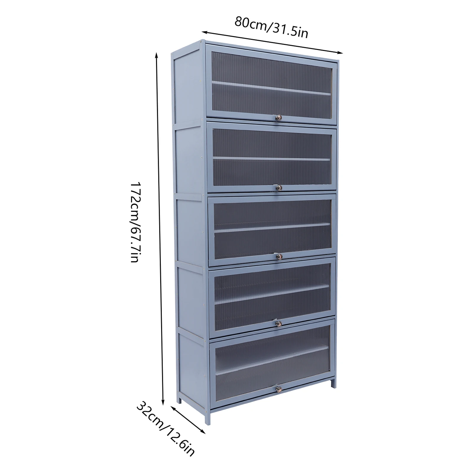

Shoe Storage Cabinet, Free Standing Shoes Shelf Organizer, Shoe Cabinet Magnetic Door Locks For Foyer, Living Room, Porch