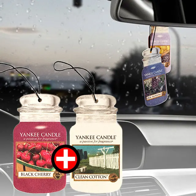 1 + 1 Yankee Candle Ca-a three-pack car air fragrance