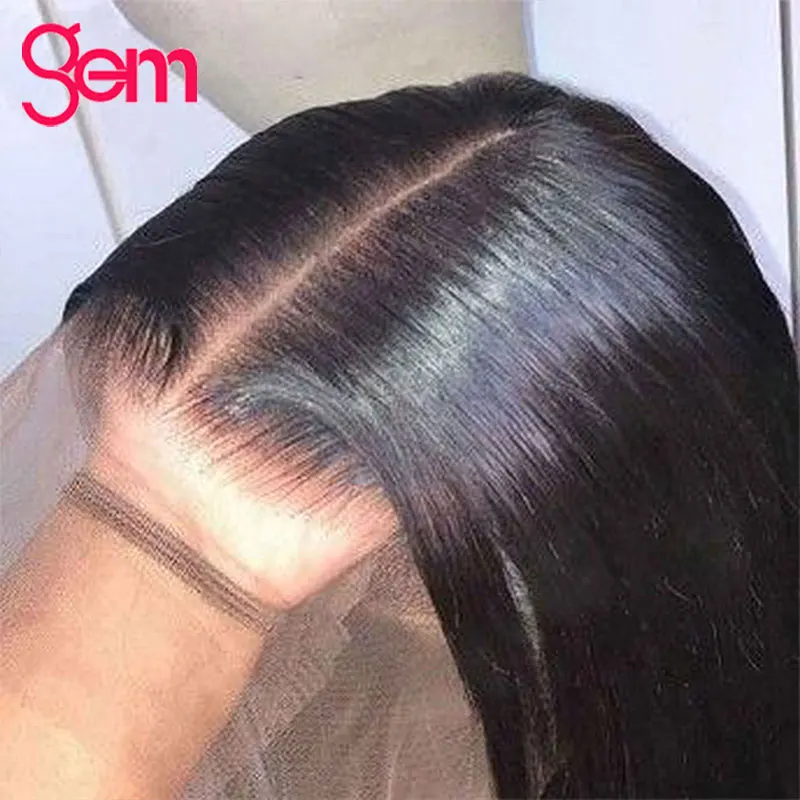 Straight Lace Front Wig Human Hair 13x6 HD Transparent Lace Frontal Wigs 30 Inch Brazilian 5X5 lace Closure Wigs Clearance Sales