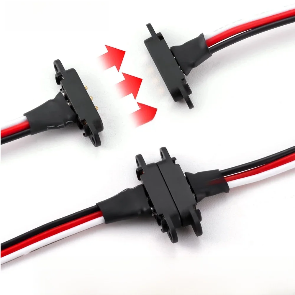 MIBIDAO Magnetisches Snap-on JR/ZH1.5 Verlängerungskabel für RC-Modellauto-Flugzeuge, Drohnen