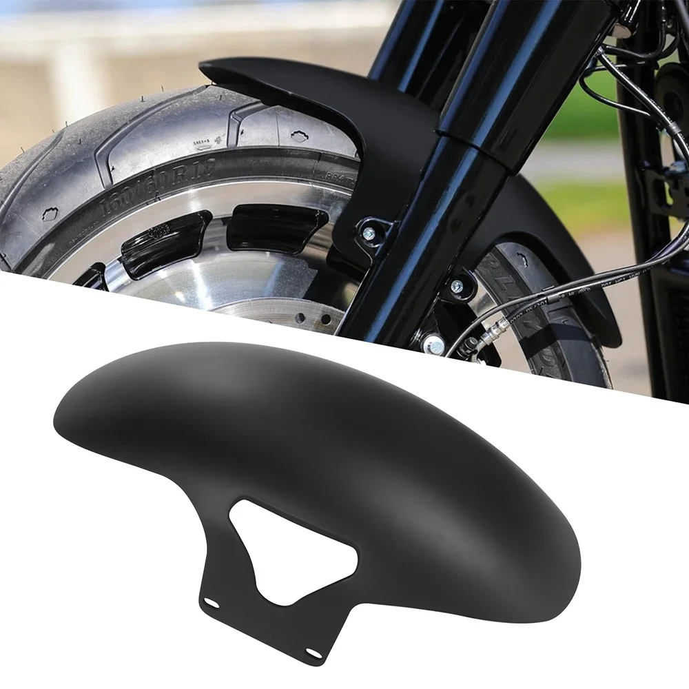 Matowy czarny błotnik motocyklowy przedni błotnik osłona owiewki przednie koło dla Harley Softail M8 Fatboy FLFBS FLFB 2018-2022 — zdjęcie 2