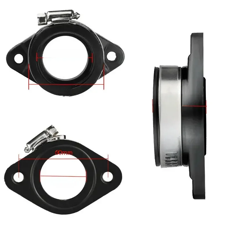 AliExpress 32mm 34mm Carb Flange Intake Adapter Manifold Boot For Mikuni 30-34 Carburetors UTV ATV Motorcycle Dirt Bike Carburetor Parts