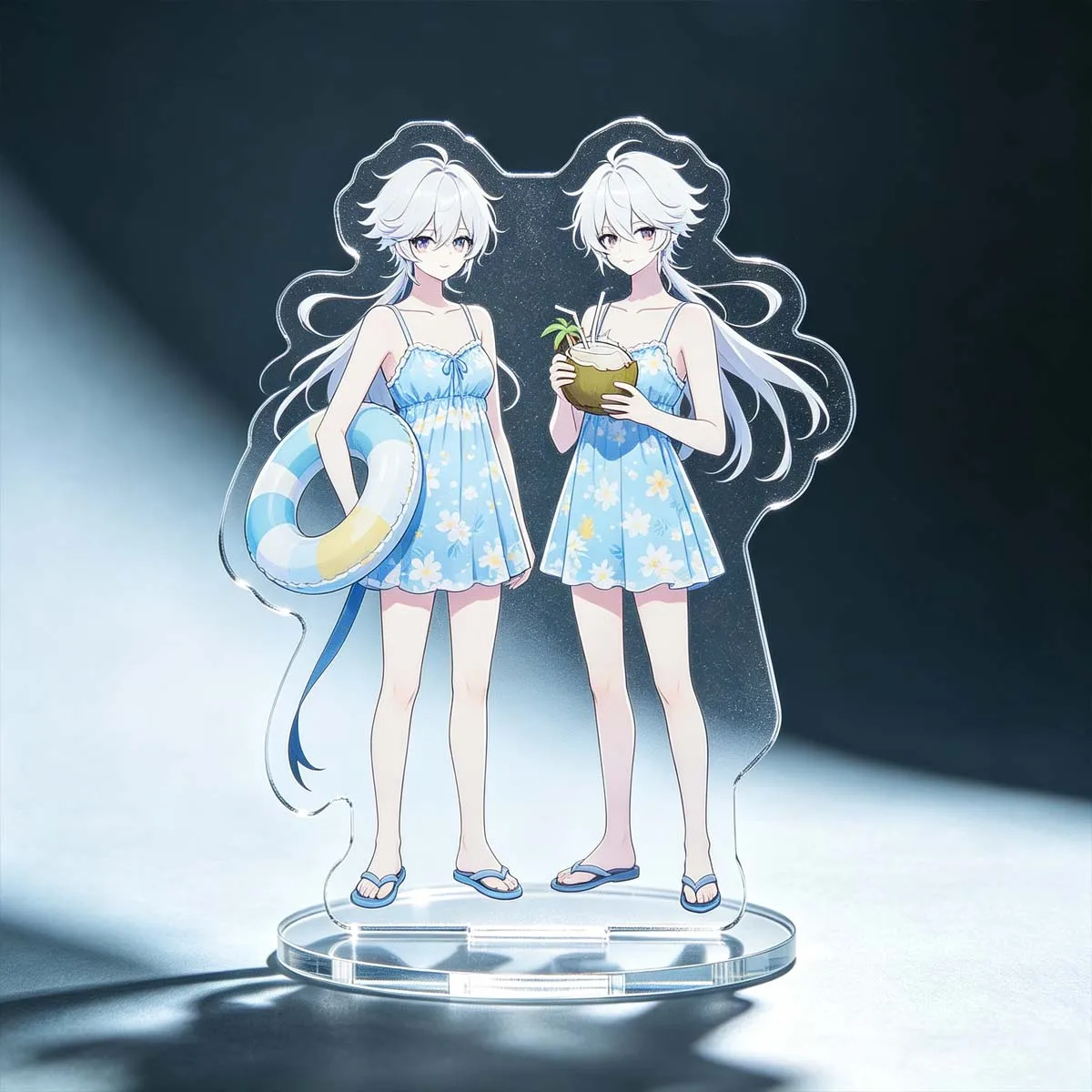 Custom Acrylic Commemorative Stand Desktop Decorative Figurine Birthday Wedding Party Souvenir Cherish Beautiful Moments image 2