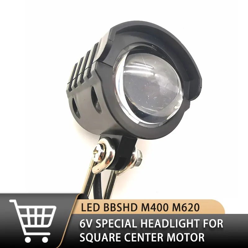 BAFANG-Bafang Middle Motor Special Headlight, 6V, LED, BBSHD, M400, M620 motor headlight