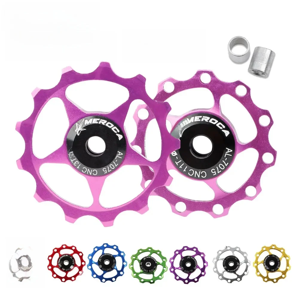 AliExpress VXM 2Pcs MTB Steel Bearing Jockey Wheel CNC 7075 Aluminum Alloy Rear Derailleur 11T 13T Guide Road Bike Pulley