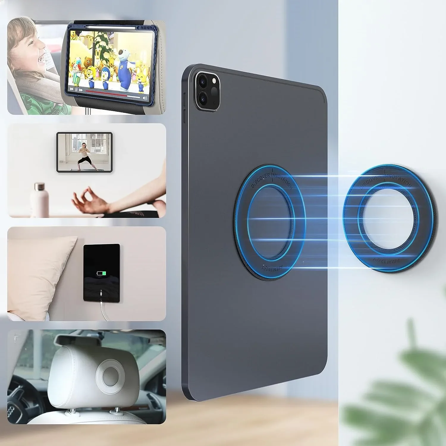 NILLKIN For iPad Pro 12.9 Magnetic Holder SnapHold Leather Magnetic Sticker For iPad Wall Mount Holder For iPad Pro 11 iPad 10.2