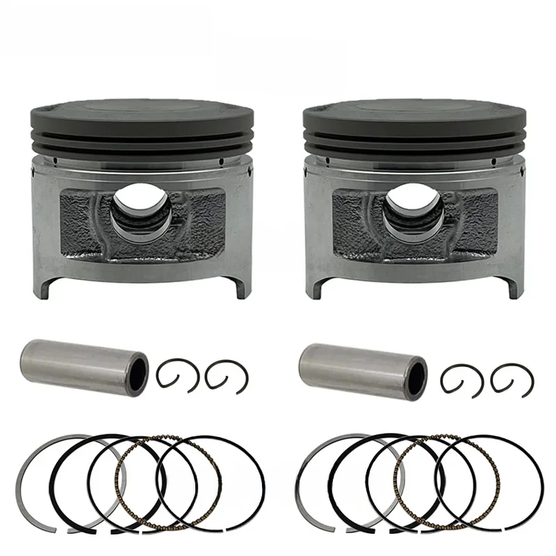 Zestaw pierścieni tłokowych 49 mm do motocykla Virago XV250 V Star 250 Route 66 Keeway Cruiser Dorado Supershadow Vento V-thunder COLT 250 — zdjęcie 2