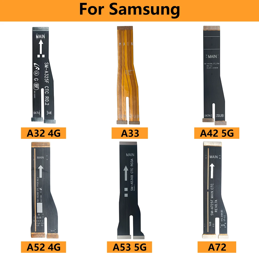 

10 Pcs Main Board Motherboard Connector Mainboard Flex Cable For Samsung A72 A22 A33 A42 A52 A32 4G A53 5G