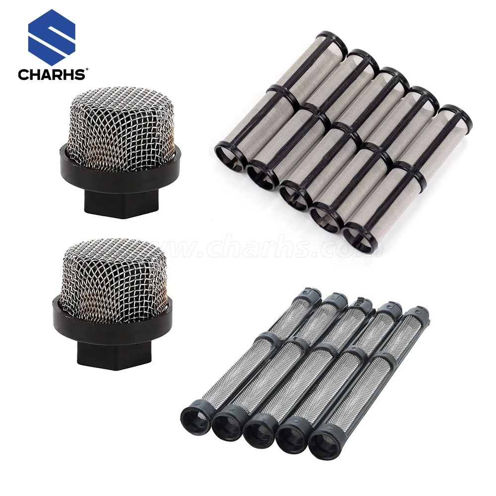 Char- Filtro de Sucção para Pulverizador sem ar Peça de Reposição e Pistola de Pulverização Filtro Coletor de Alta Pressão para Máquina de Pintura