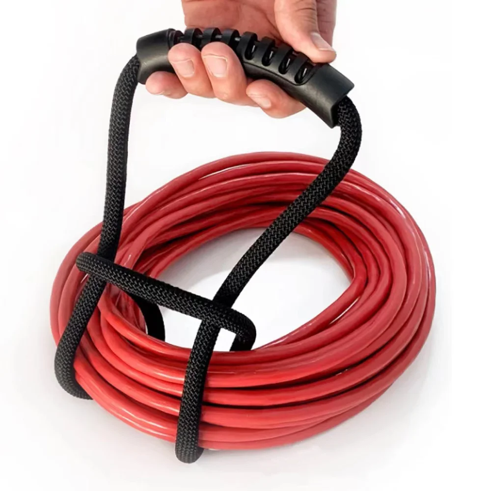 Tool know water hose arrangement fixed hanger storage strap