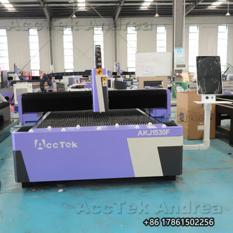 Máquina de corte a laser de alto desempenho 3000W Máquina de corte a laser de fibra CNC com corte de chapa metálica