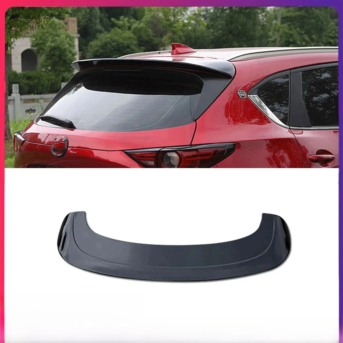 Voor Mazda CX-5 CX5 2017-2022 Dakspoiler Splitter Body Kit Kofferbak Vleugel Lip Boot Cover Standaard auto Deel Guard Board - afbeelding 2