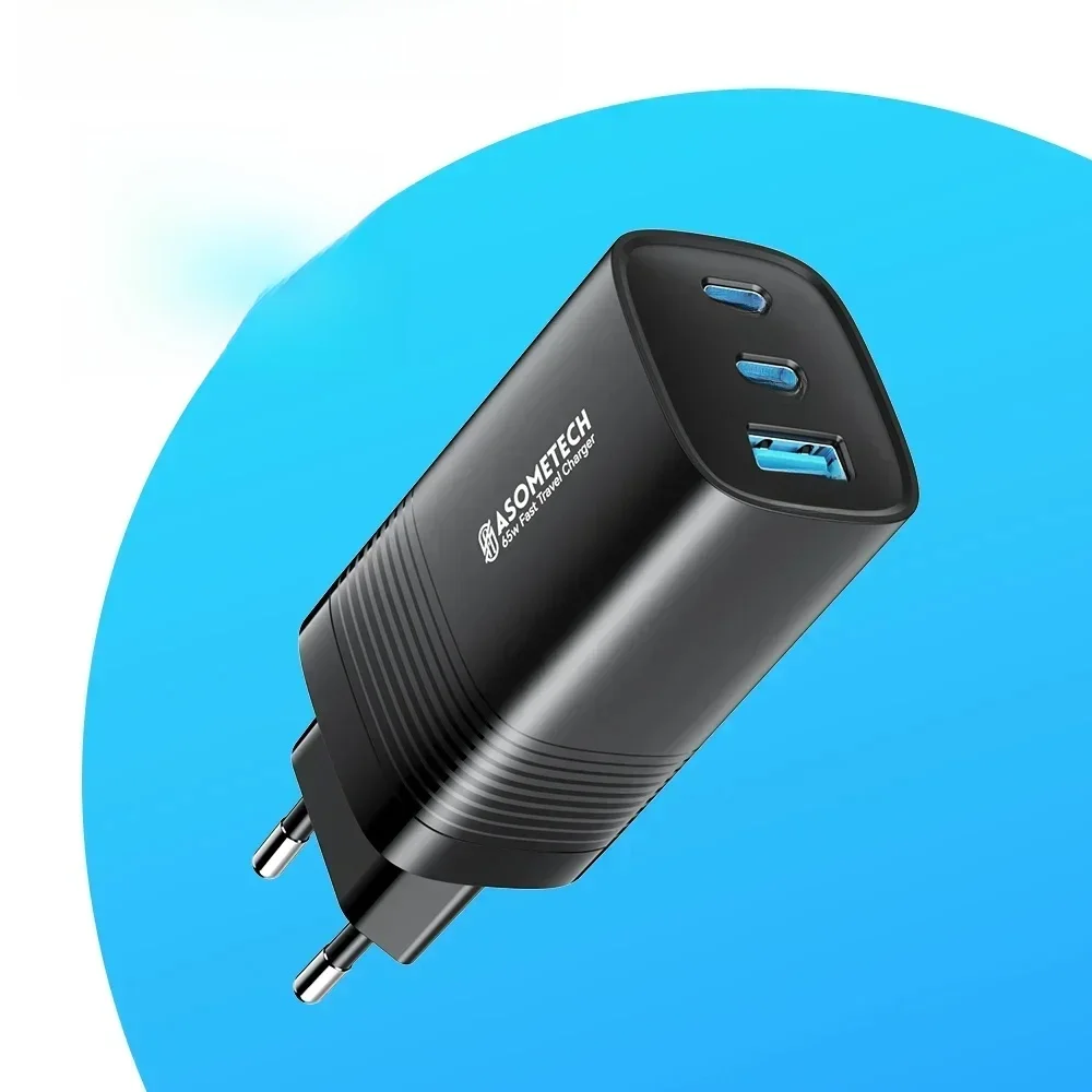 Ładowarka GaN USB typu C o mocy 65 W Szybkie ładowanie QC3.0 PD3.0 do IPhone 14 13 Pro Xiaomi Laptop PPS 45 W Przenośna szybka ładowarka do Samsunga — zdjęcie 2