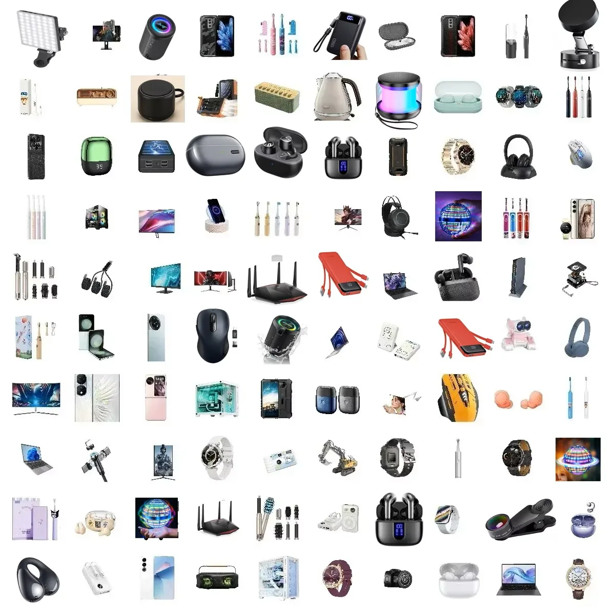 عبوة مختلطة لصندوق الهدايا الغامض - سماعات الرأس اللاسلكية والإلكترونيات والعطور للتجمعات الاحتفالية والاستخدام اليومي