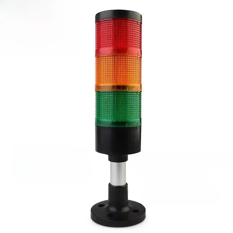 Zusen 70mm TBQ70-3T/W-D(J) 12V 24V 110V 220V Kombinacja sygnału świetlnego stałego i stroboskopowego z sygnalizatorem dźwiękowym — zdjęcie 2
