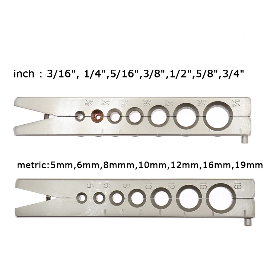 808L Metric Inch Steel Fixed Splint Tool For Air Conditioning Refrigeration Copper Pipe Fixed Device