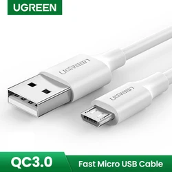 UGREEN Micro USB Cable Fast Charging USB Charger Cable Mobile Phone Charging Cable for Xiamo Huawei HTC Android USB Wire