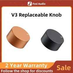 Replaceable Orange Volume Knob For Fosi Audio V3 /ZA3/SK02/GR70/ZH3 Amplifier