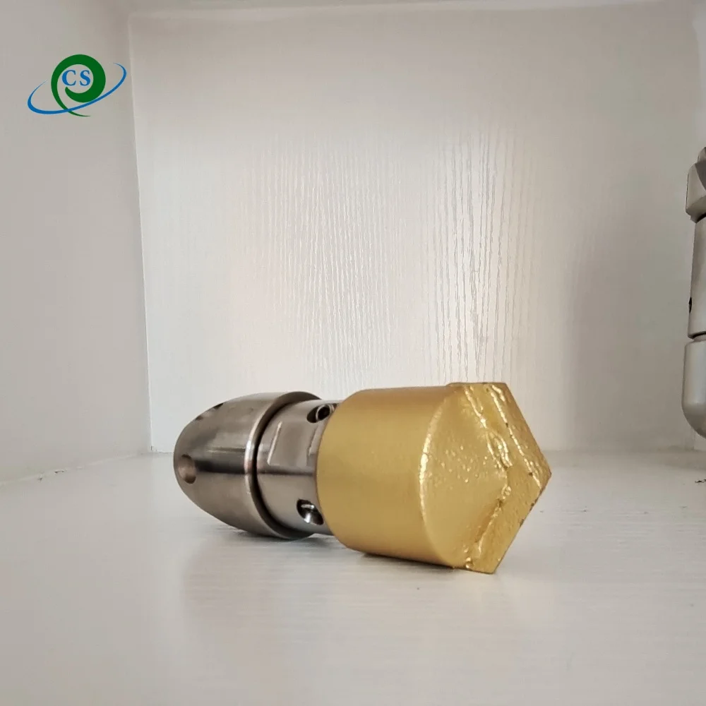 1/2 High Pressure Rotating Nozzle Diamond point wear and durable Dredge Sewer Pipe Drill Brick Cement Oil Cleaning Dirt Blocking