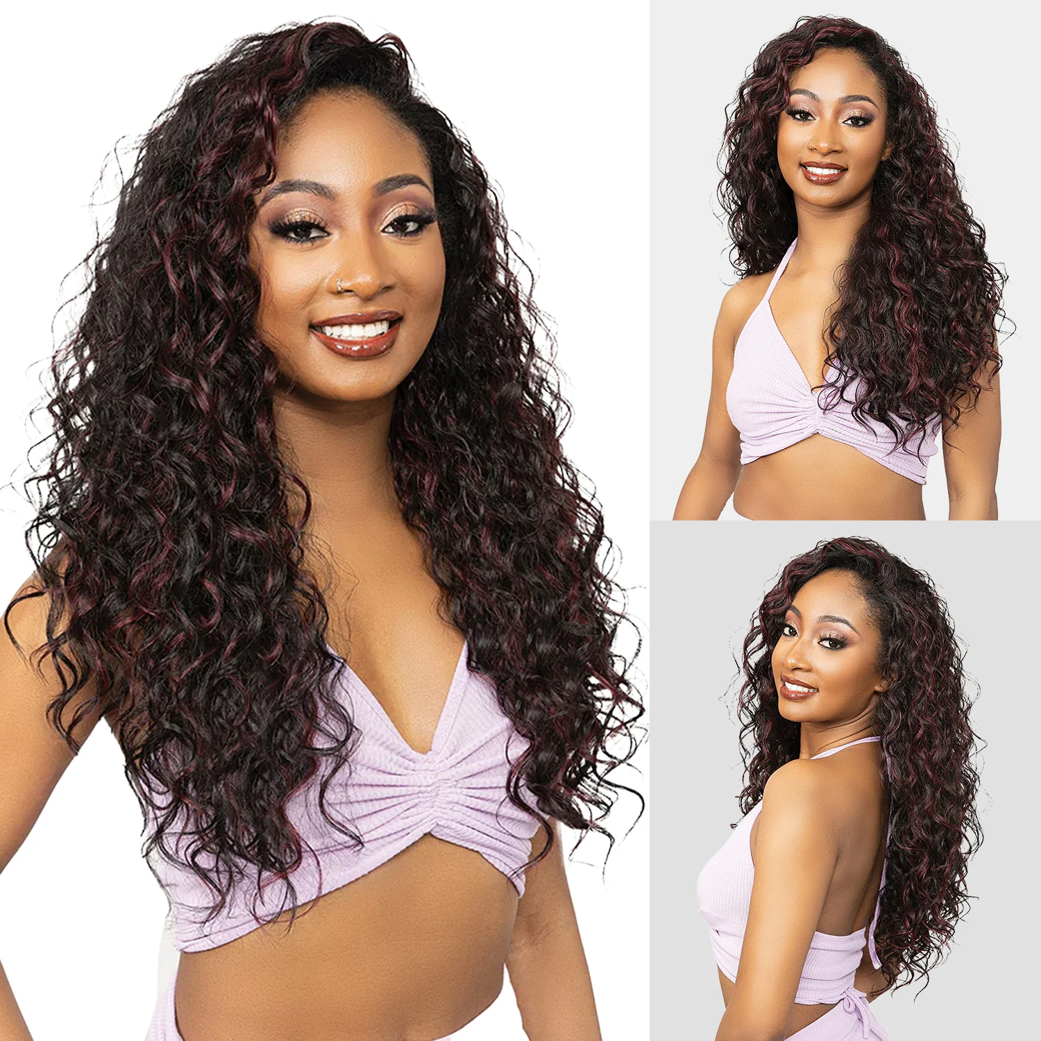 Janet Collection Human Hair Prime Unimix Synthetic Wig Remy Illusion Waco