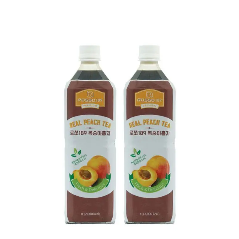 Rosso 189 Peach Black Tea base 1L x 2 smooth-ed drink base